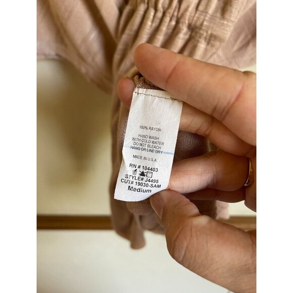 New! Francesca's Grommet Tie Tan Knit Kimono Size Medium MSRP $38 - Picture 7 of 7